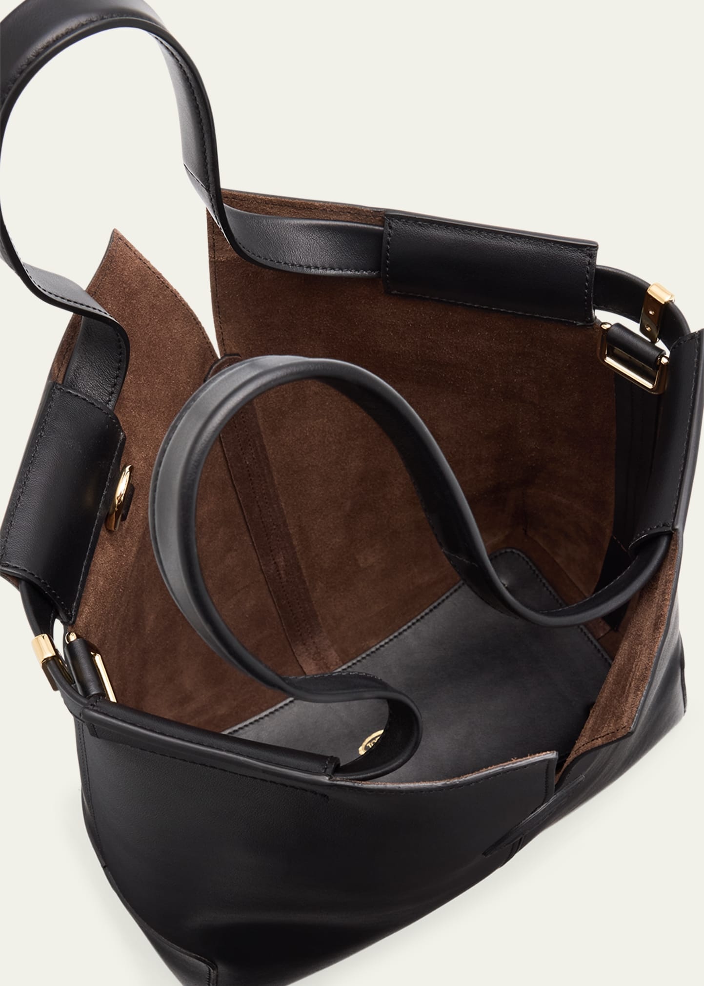 Small Leather Tote Bag - 4