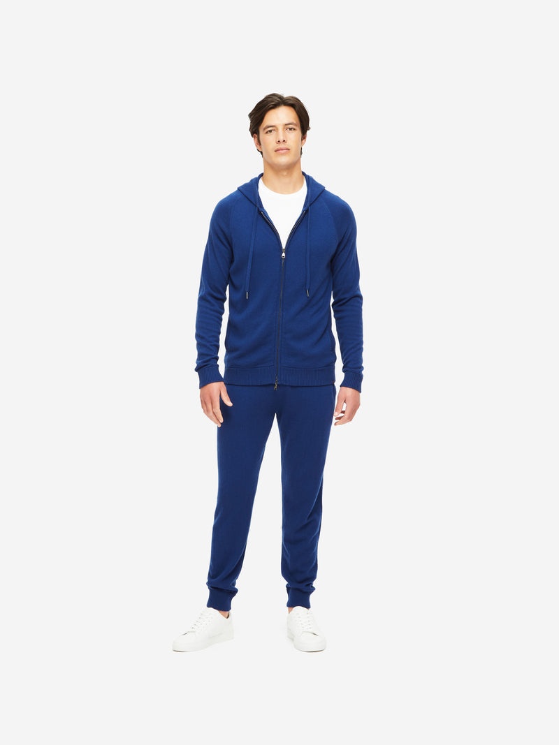Men's Hoodie Finley Cashmere Electric Blue - 3