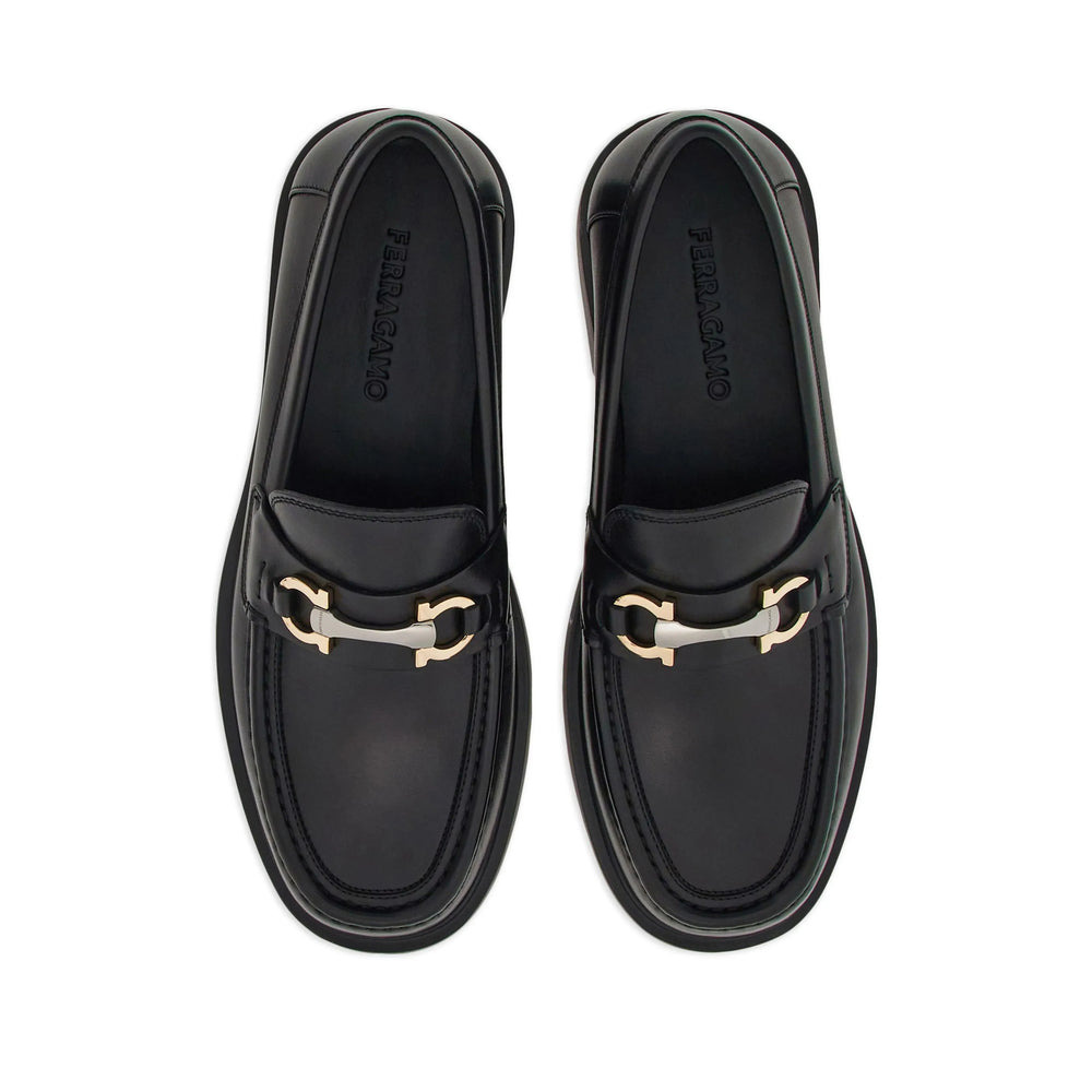 Ferragamo Black Loafers Men - 2