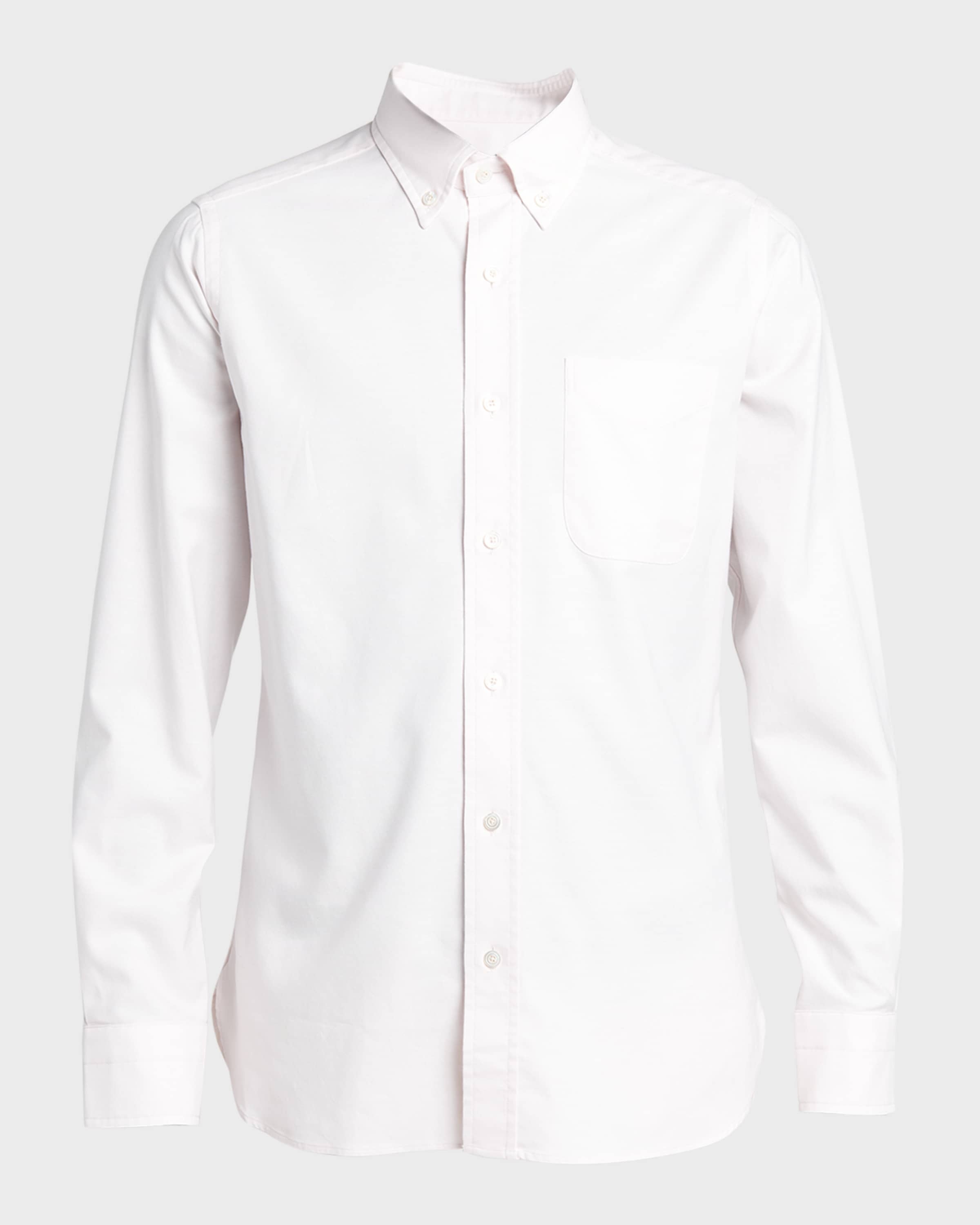 Men's Slim Fit Cotton Oxford Sport Shirt - 1