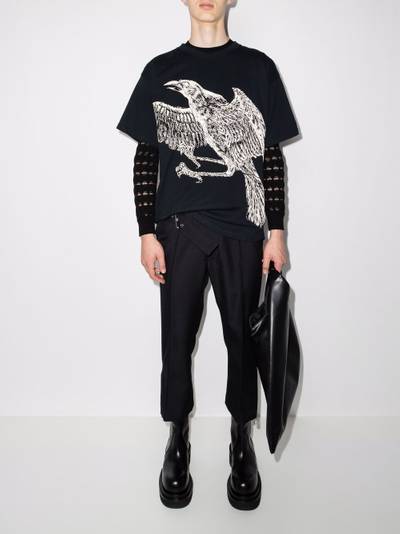 Yohji Yamamoto x New Era eagle-print T-shirt outlook