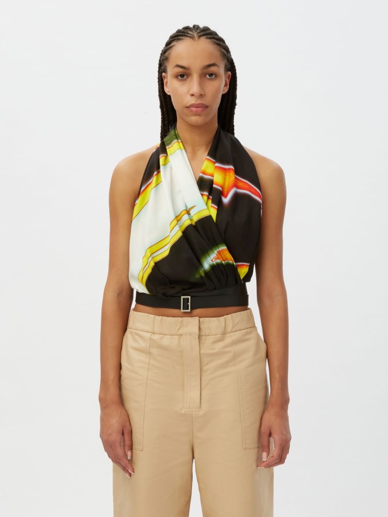 PRINTED BELTED TOP - 3