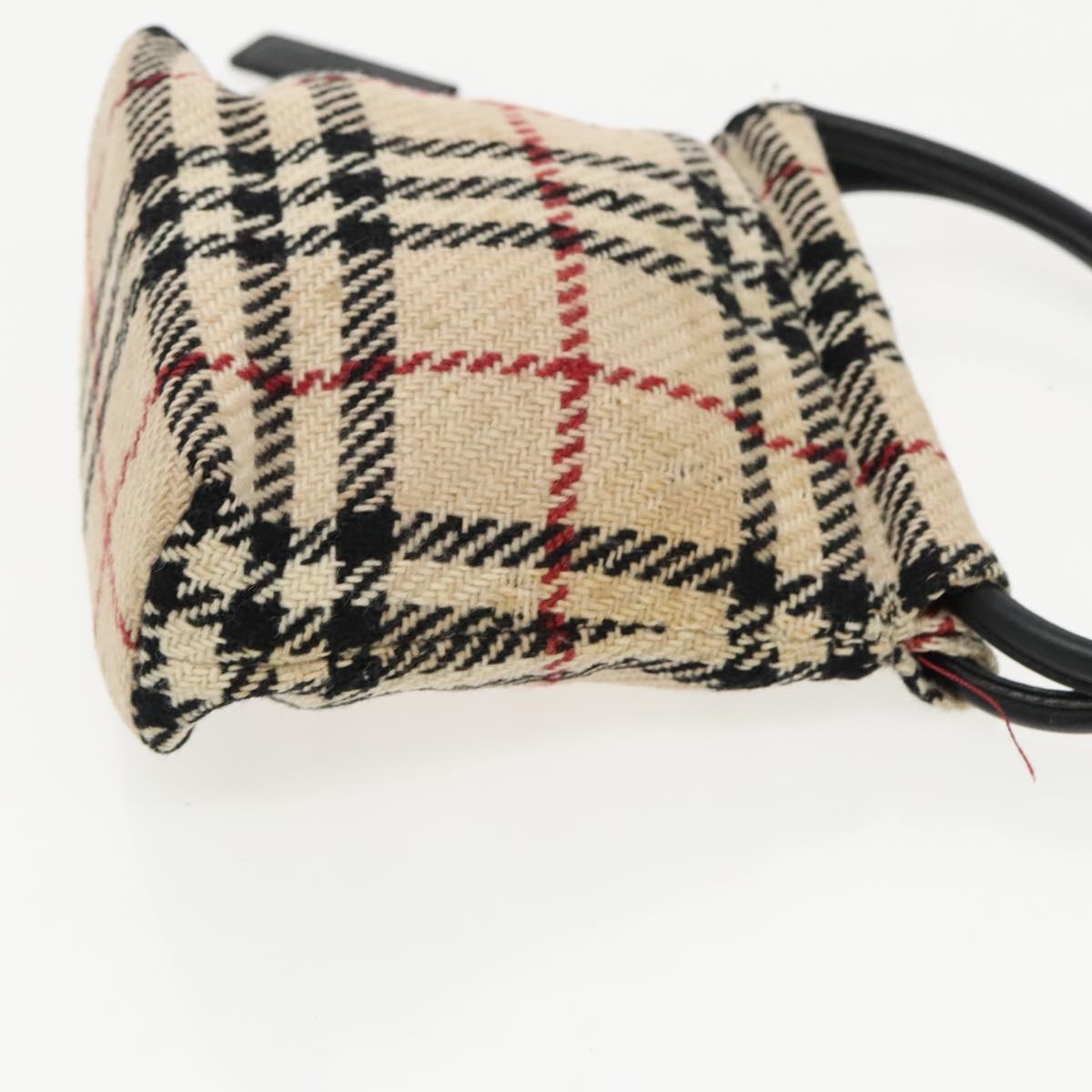 Burberry Nova Check Hand Bag Canvas Beige - 4
