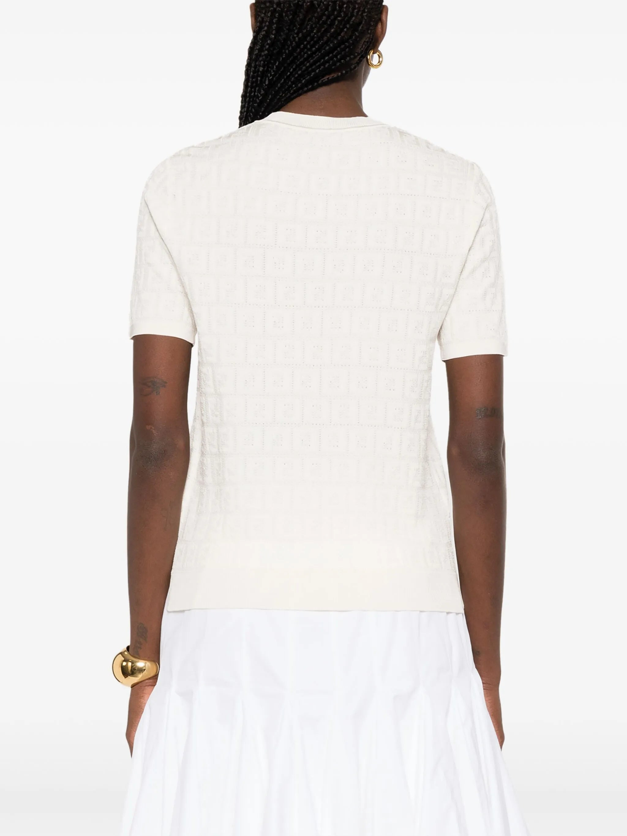 FF-jacquard T-shirt - 5