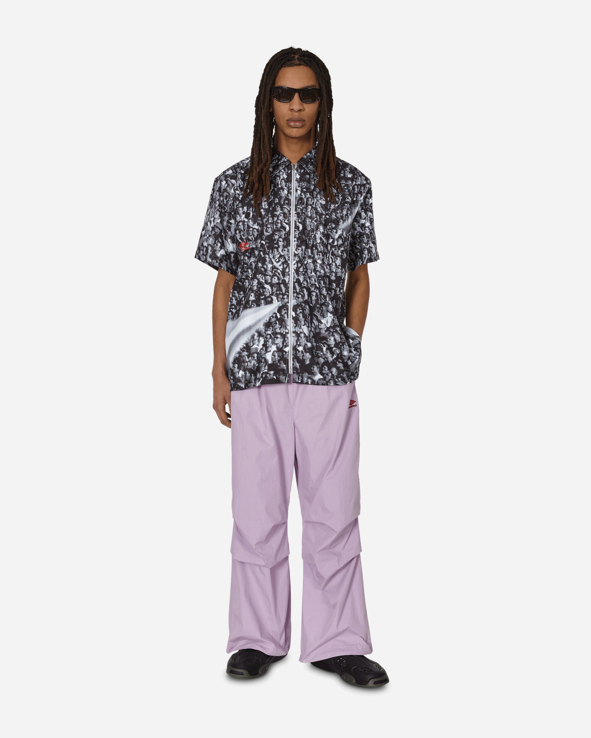 Printed Shortsleeve Shirt White / Black - 4