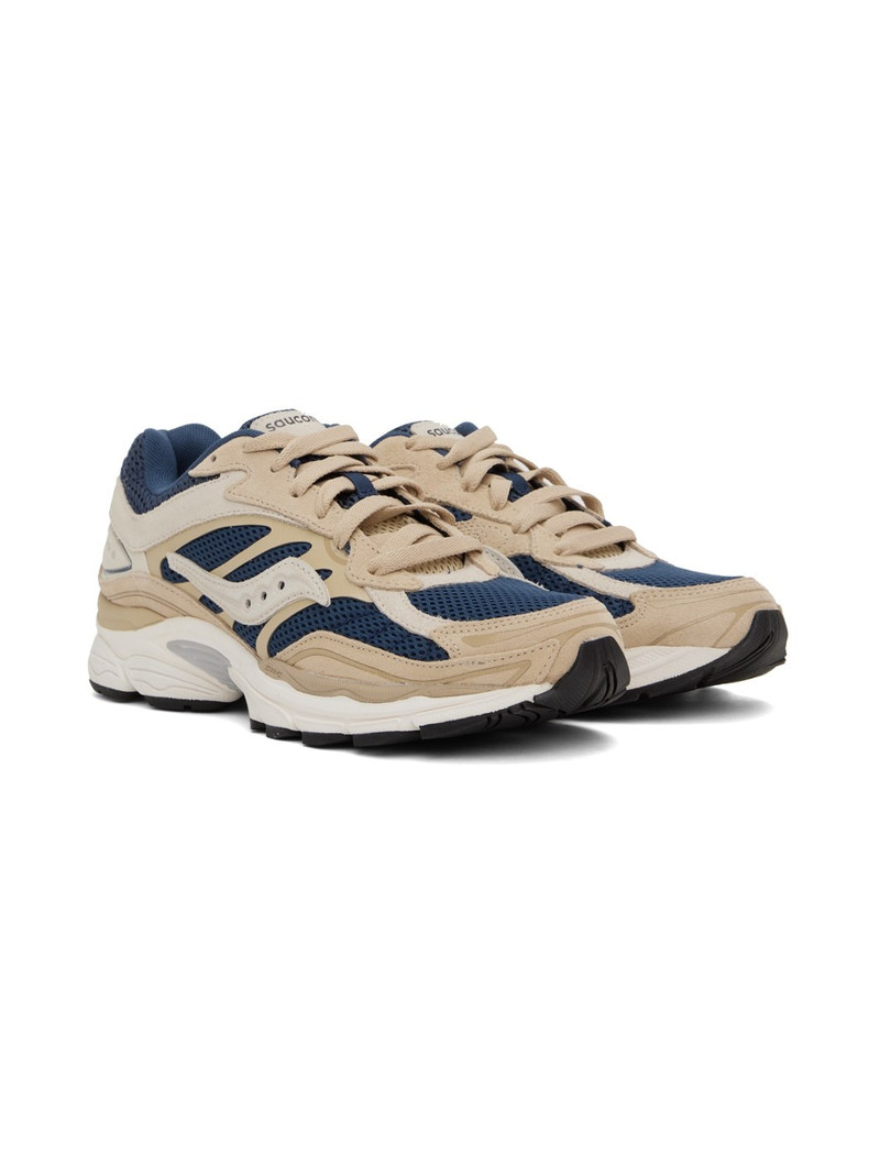 Beige & Navy ProGrid Omni 9 Sneakers 4