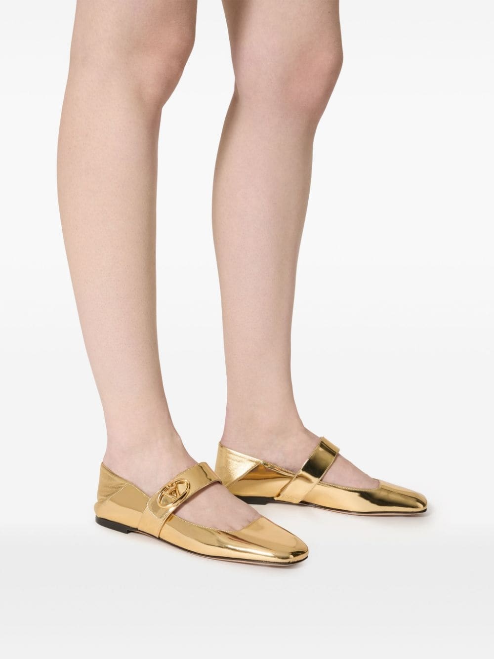 VLogo Locker Mary-Jane ballerina shoes - 6