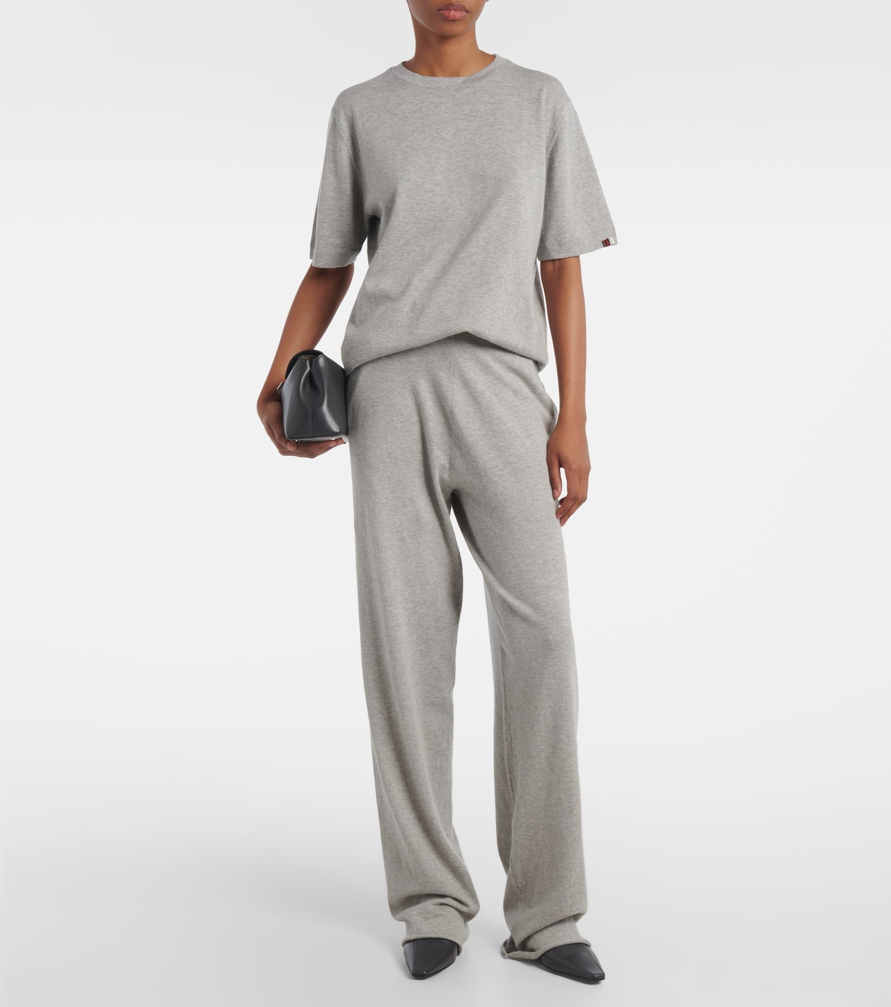 N°353 Relax cotton and cashmere wide-leg pants - 2