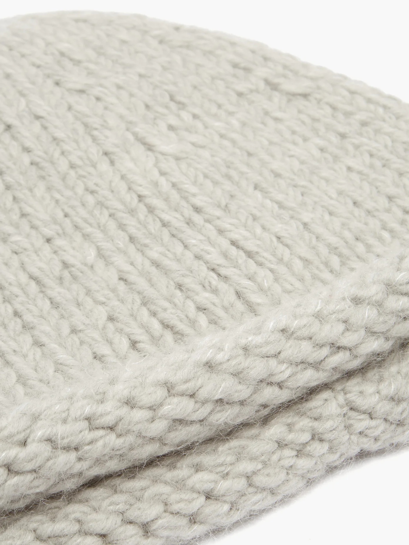 Rolled-cuff wool-blend beanie - 2