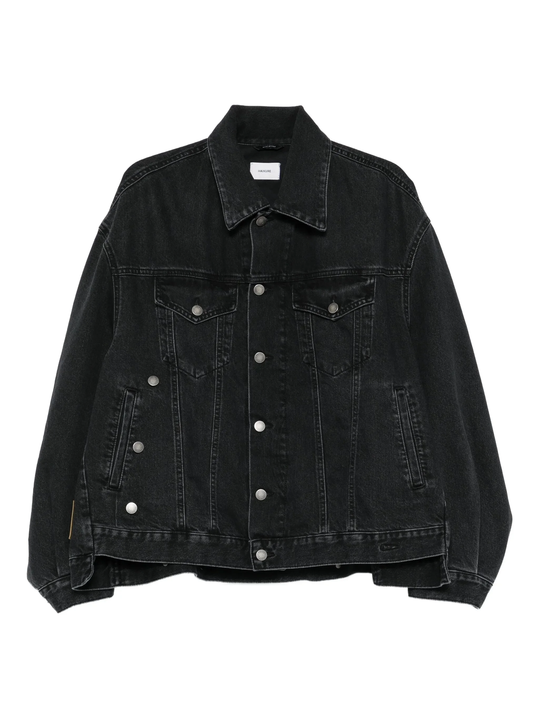 Haikure Button-fastening Denim Jacket - 1