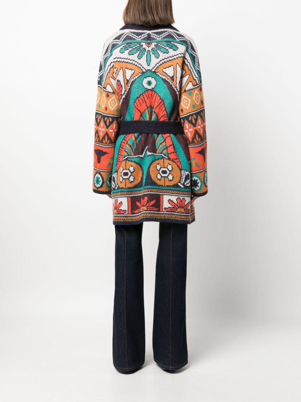 Philae PlacÃ©e-jacquard cardigan - 4