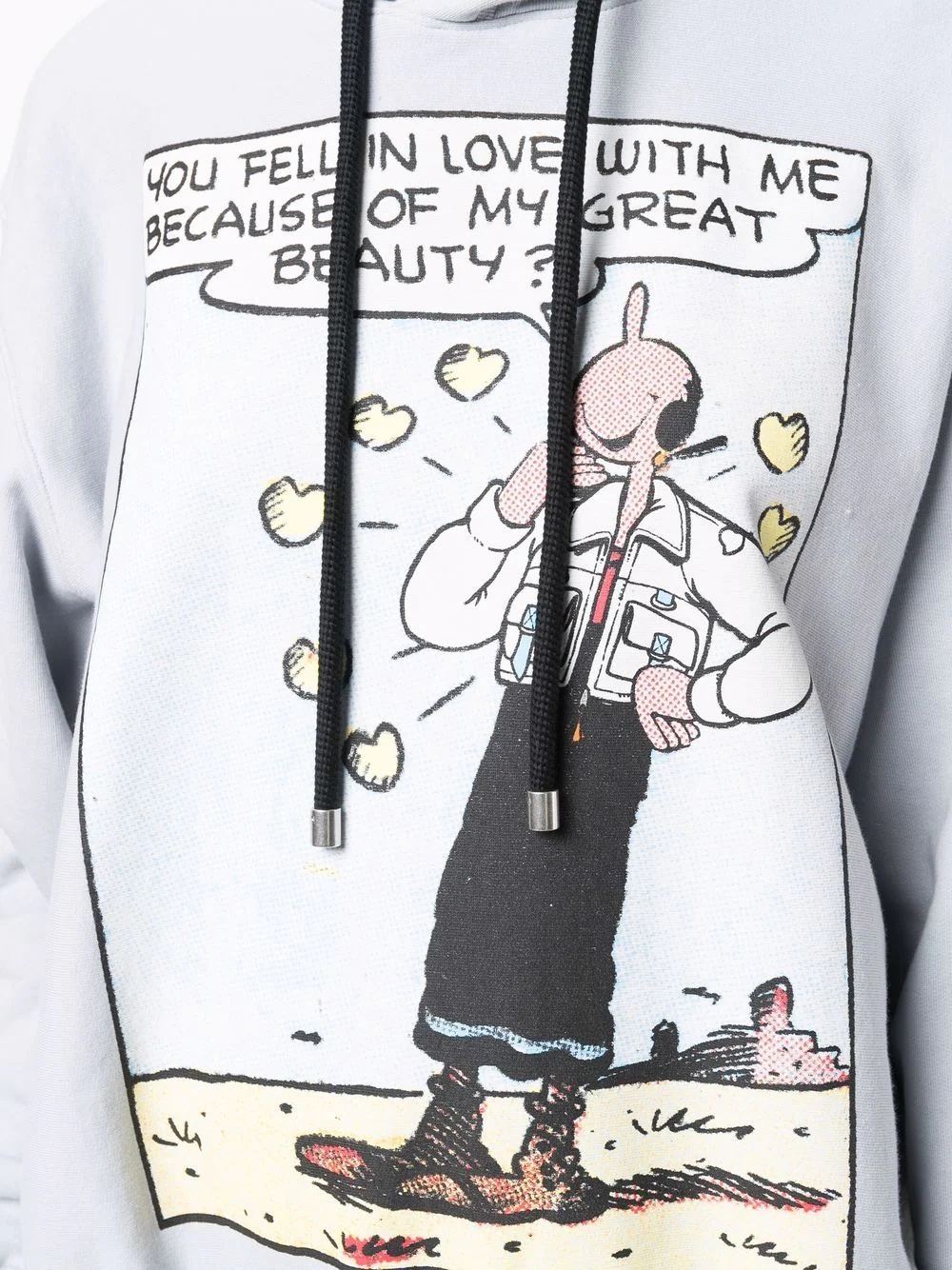Olive Oyl cotton hoodie - 5