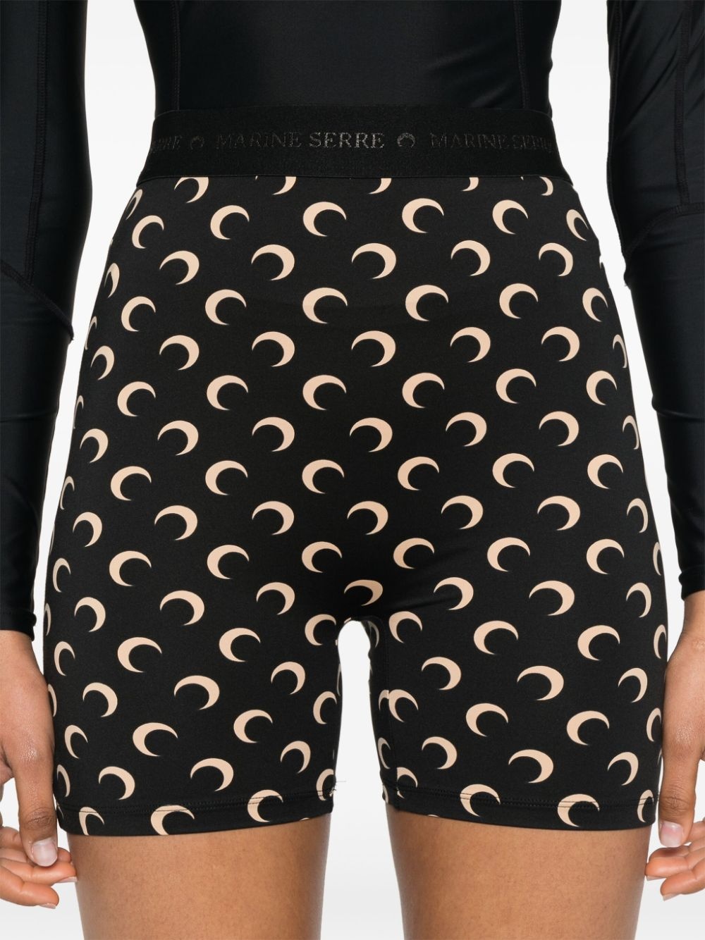 Crescent Moon-print shorts - 5