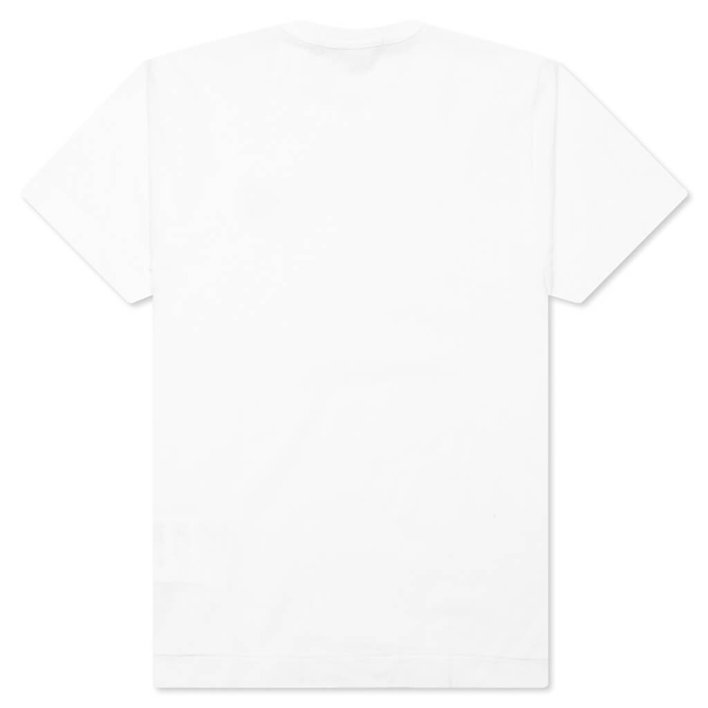 COMME DES GARCONS PLAY X THE ARTIST INVADER T-SHIRT - WHITE - 2