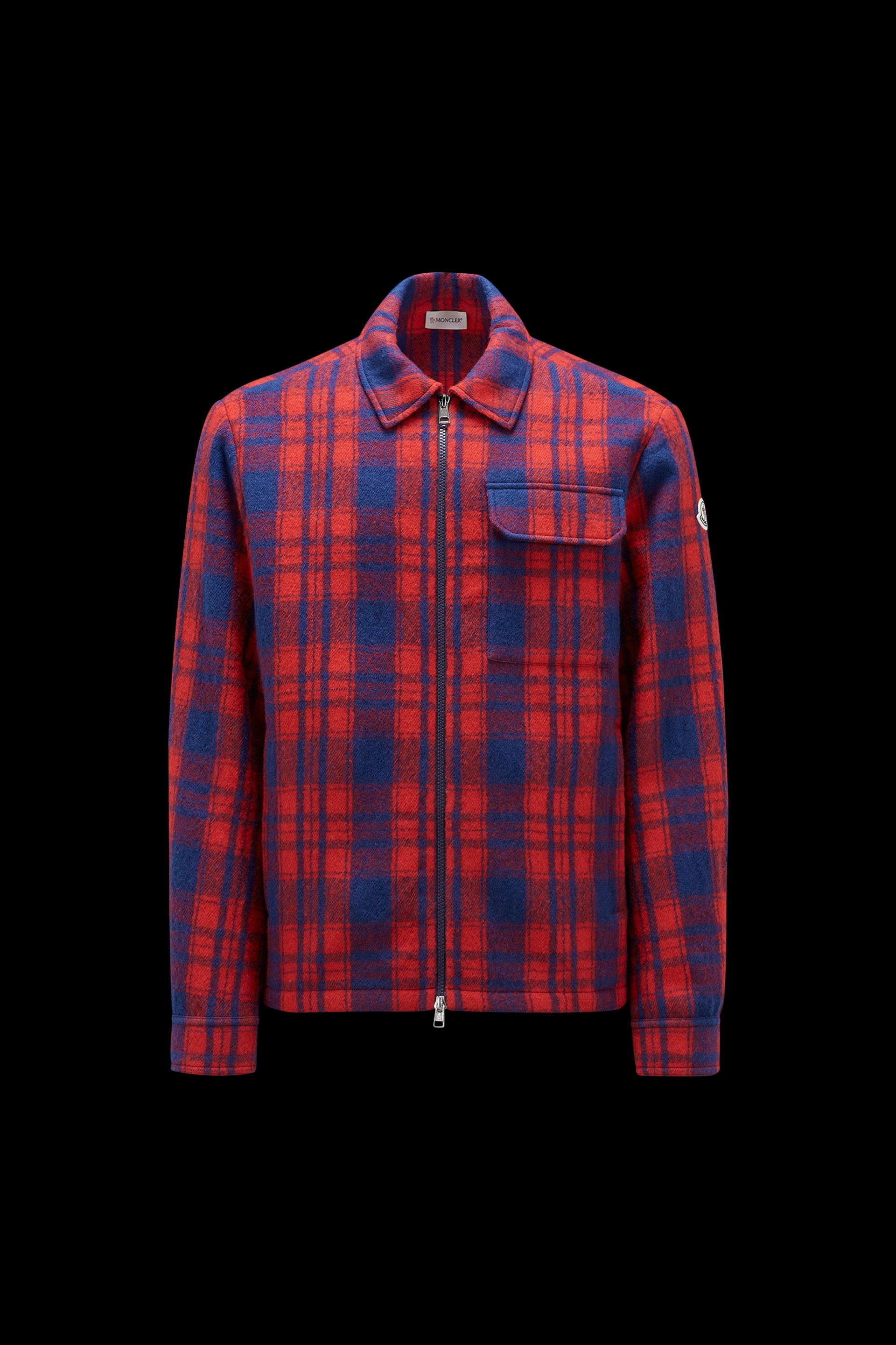 Plaid Wool Shirt - 1