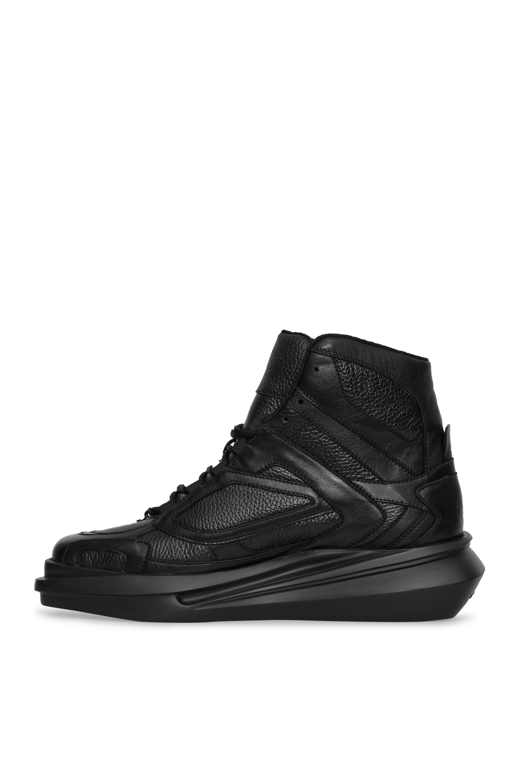 HIGH TOP MONO HIKING SNEAKER / BLK - 2