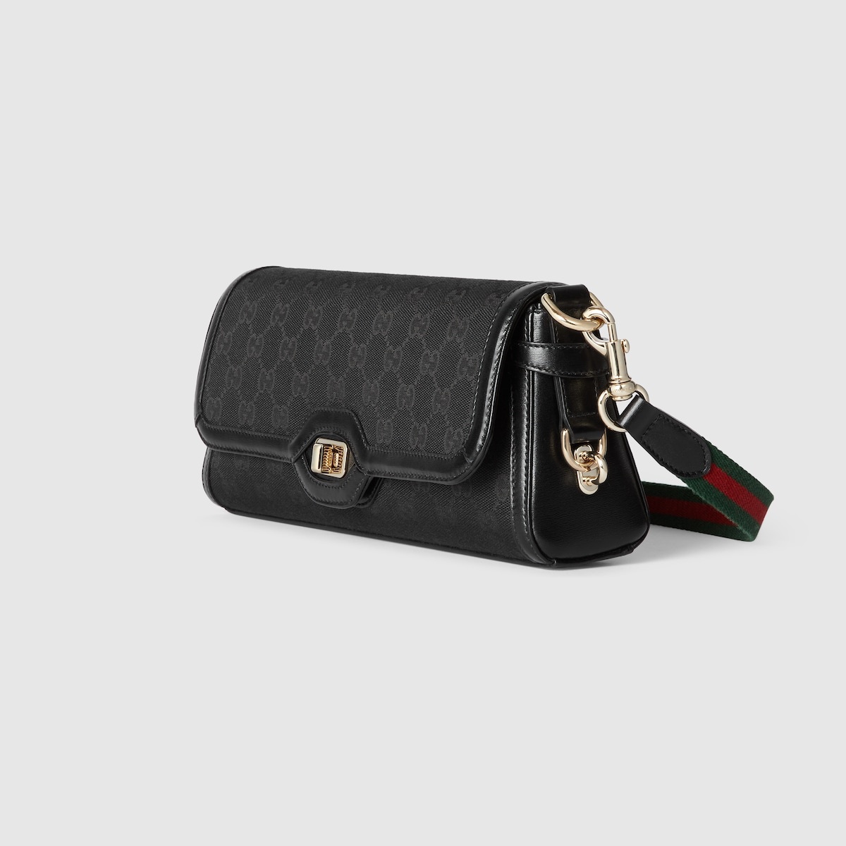 ショルダーバッグ・ポシェット Gucci Gg Fabric Small Gucci Luce Shoulder Bag GUCCI GG Monogram Mini Luce Shoulder Bag Beige Ebony 1566822