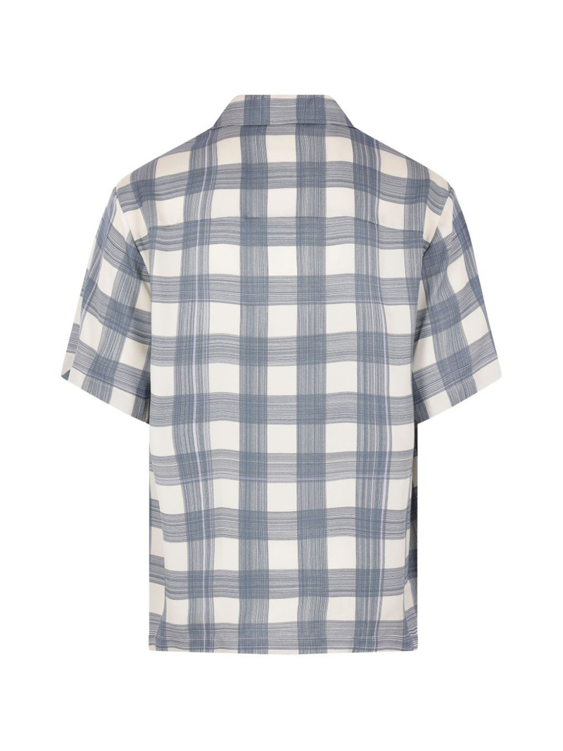 Jil Sander check-pattern short-sleeve shirt outlook