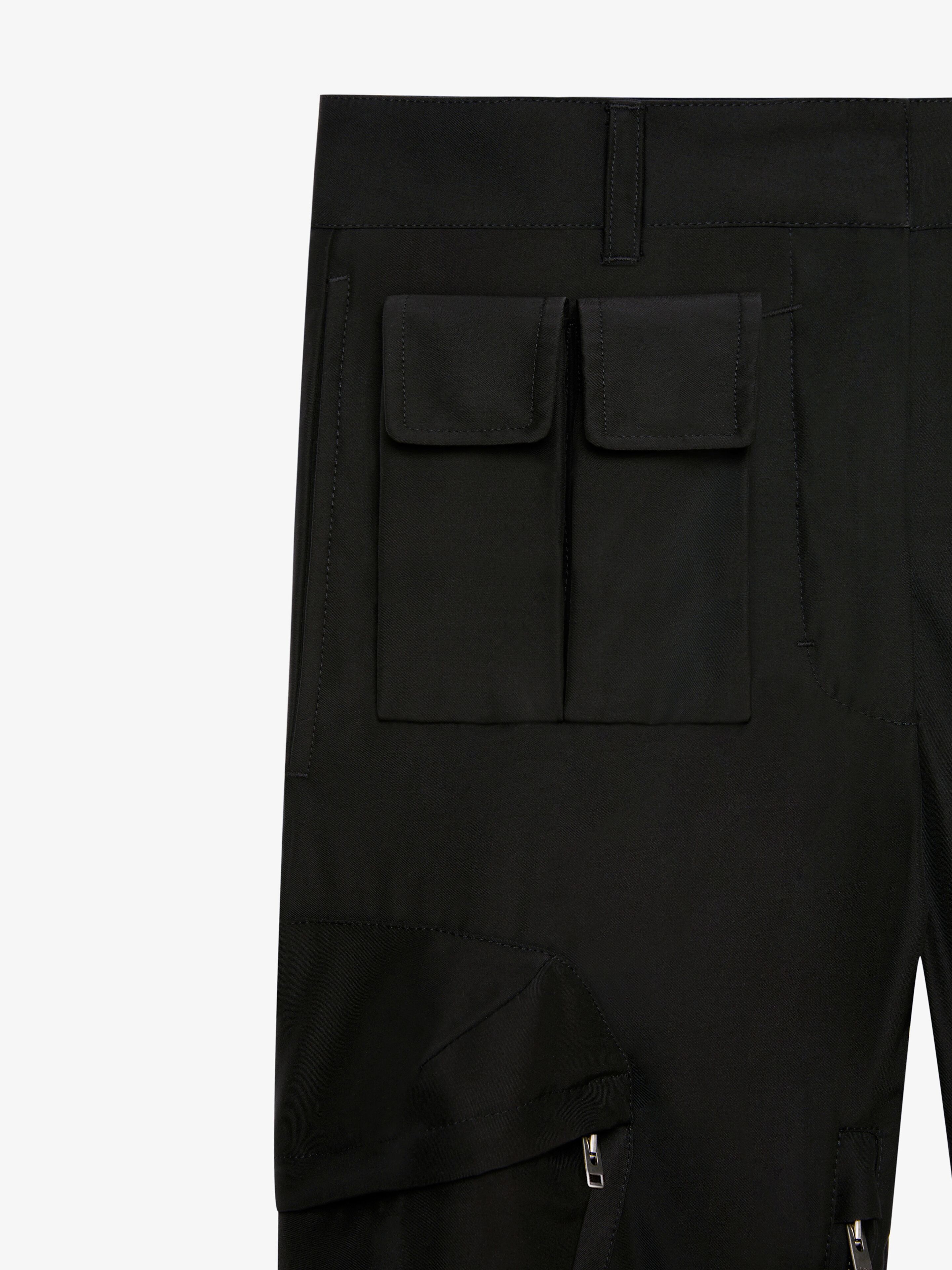 SLIM FIT CARGO PANTS IN COTTON - 5