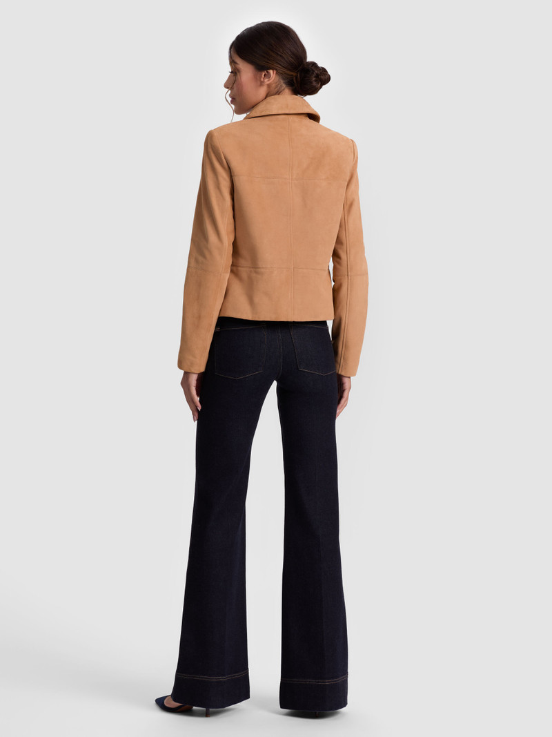 Alice + Olivia LOGAN SUEDE COAT outlook