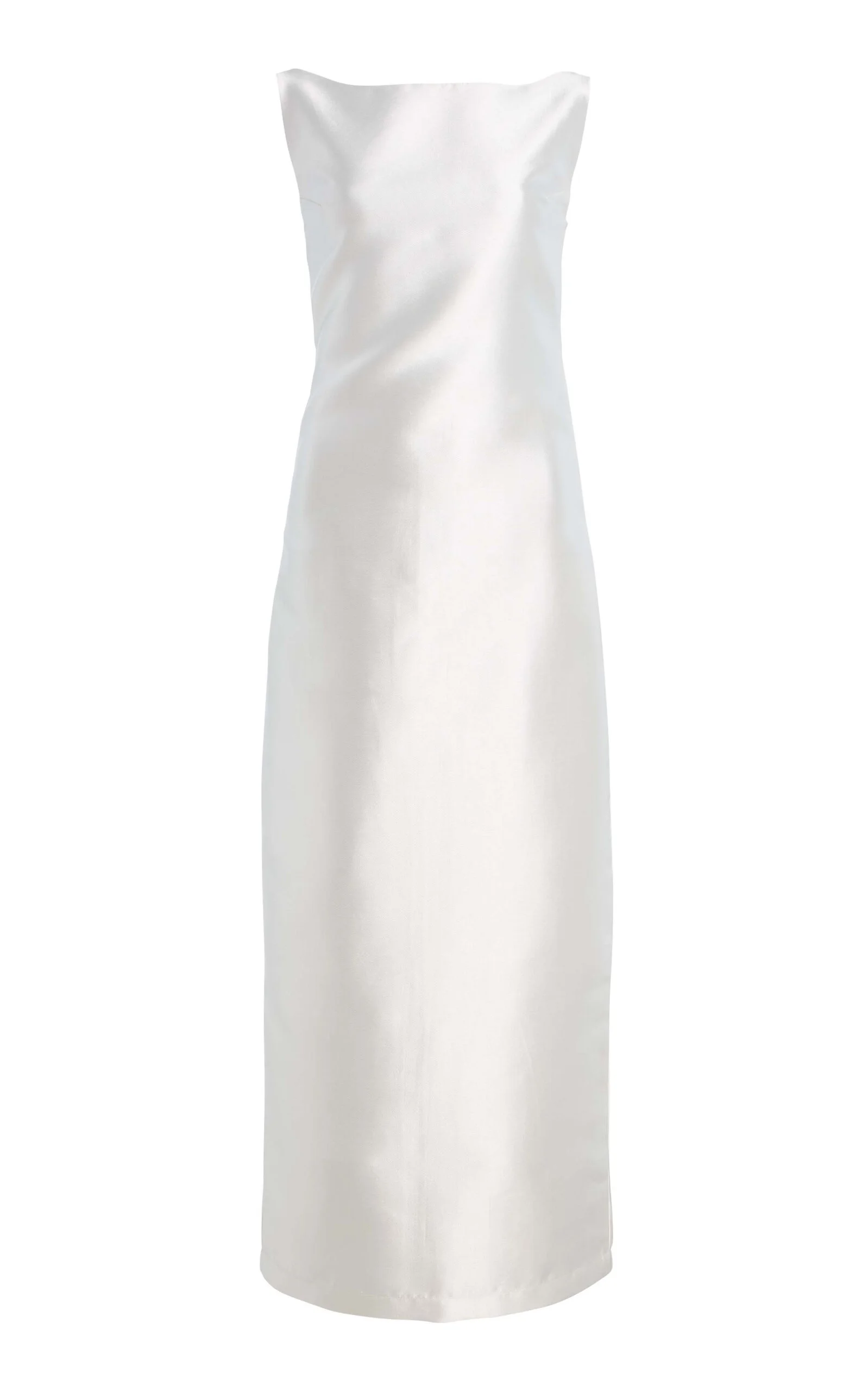 Exclusive Gigi Twill Midi Dress white - 1