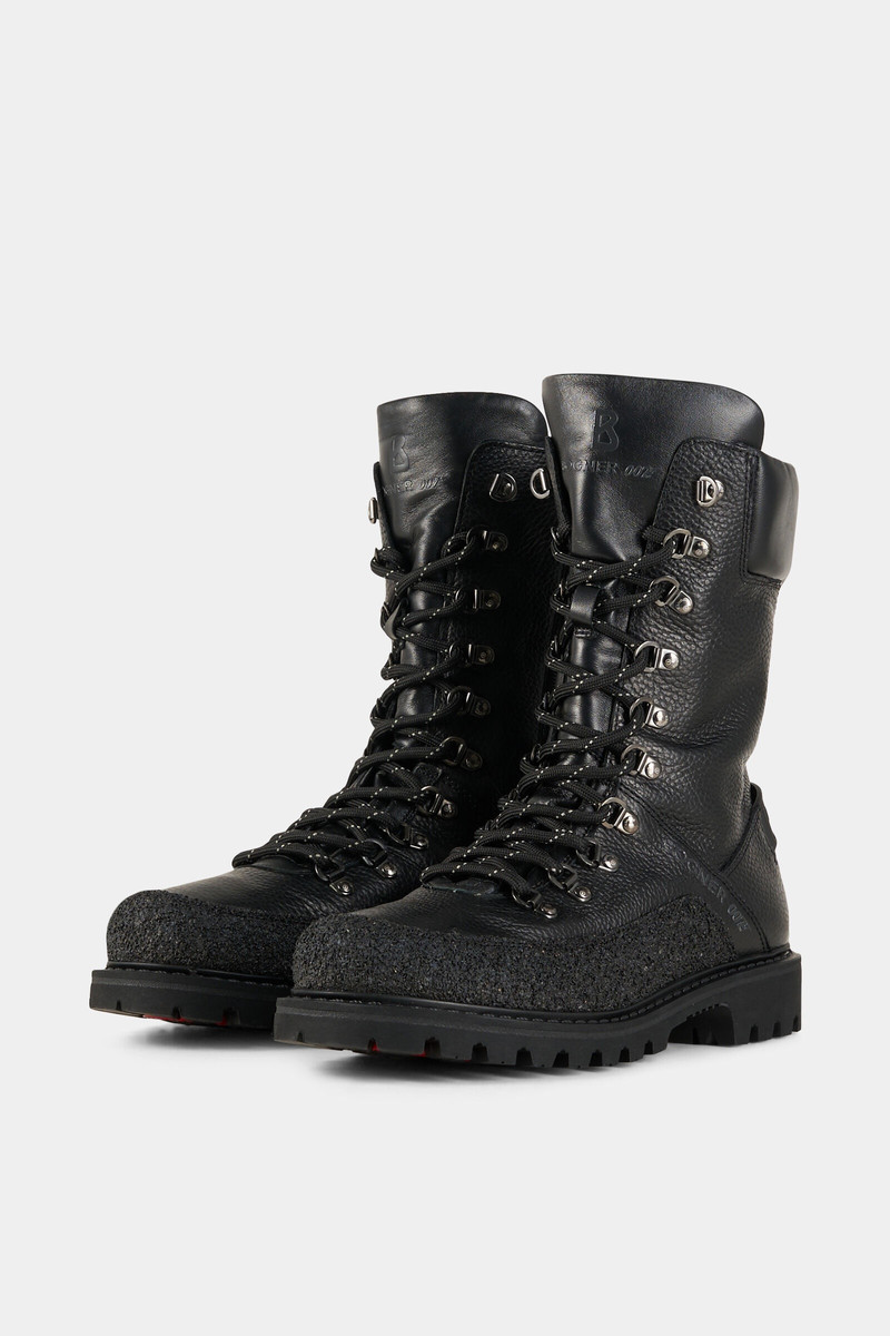 Helsinki X Bond 007 High boots with spikes in Black 4