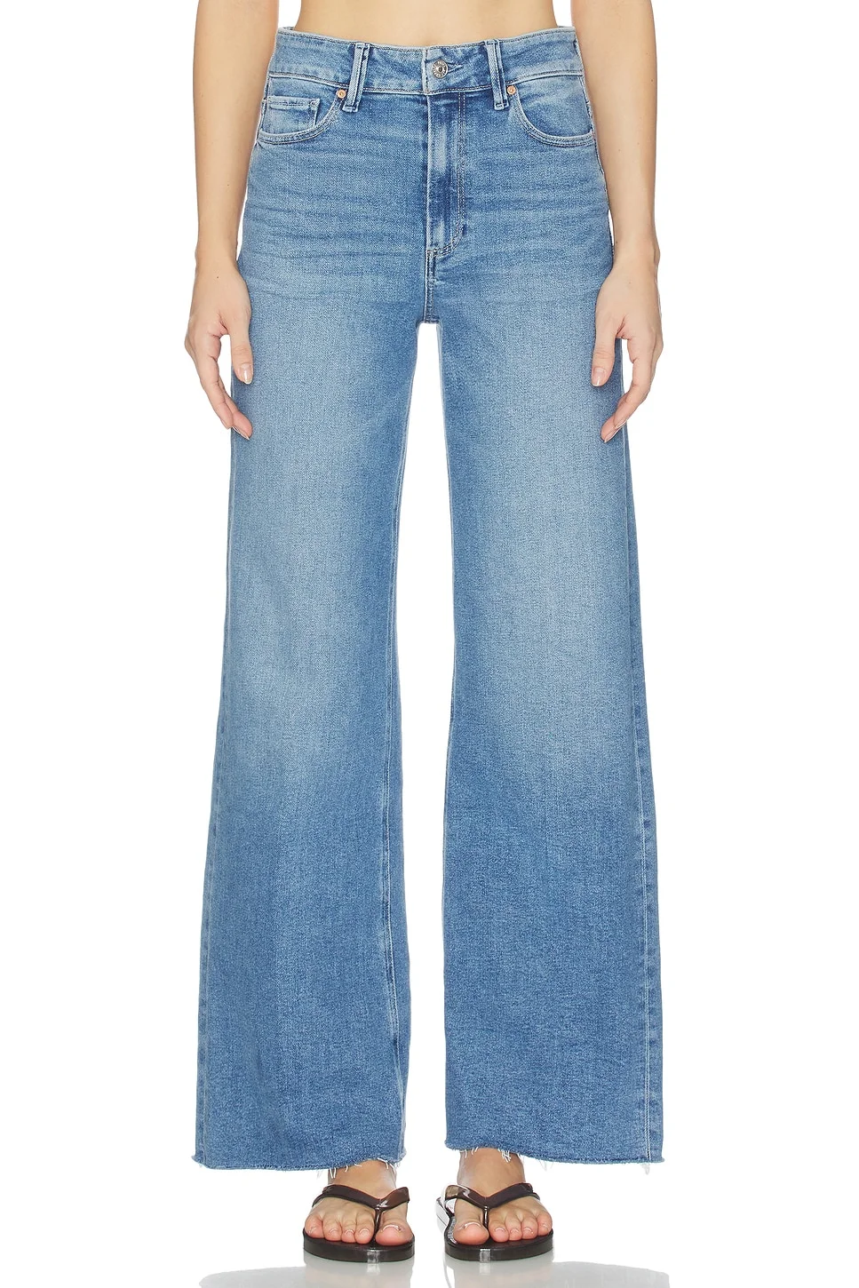 Anessa Undone Hem Jeans - 1