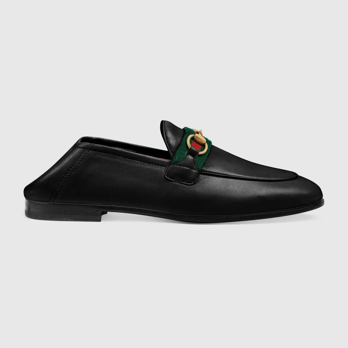 Gucci Horsebit Web Leather Loafers - 2
