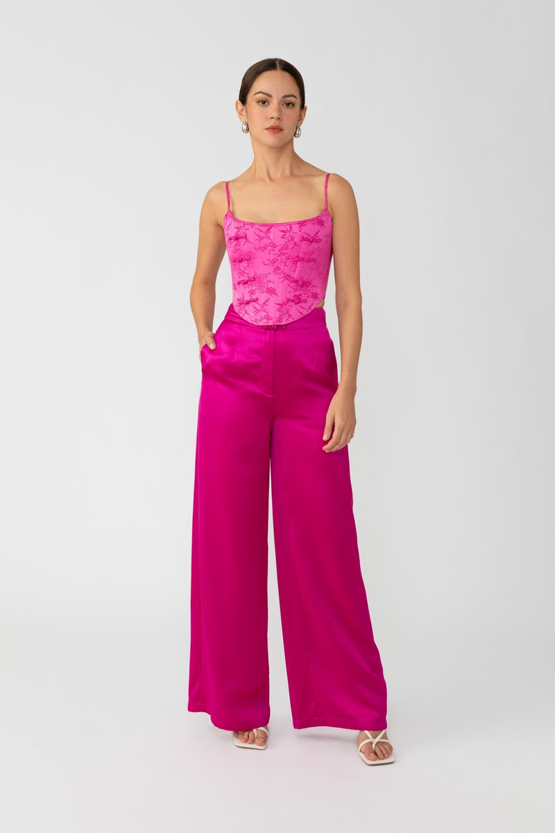 SAU LEE NADIA CORSET TOP outlook