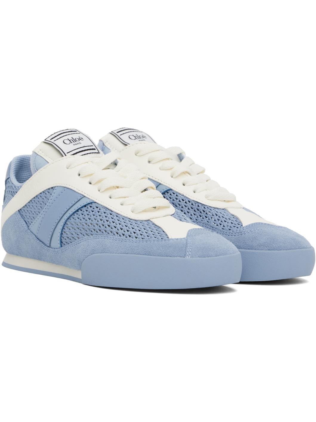 Blue 'Chloé Kick' Sneakers - 4