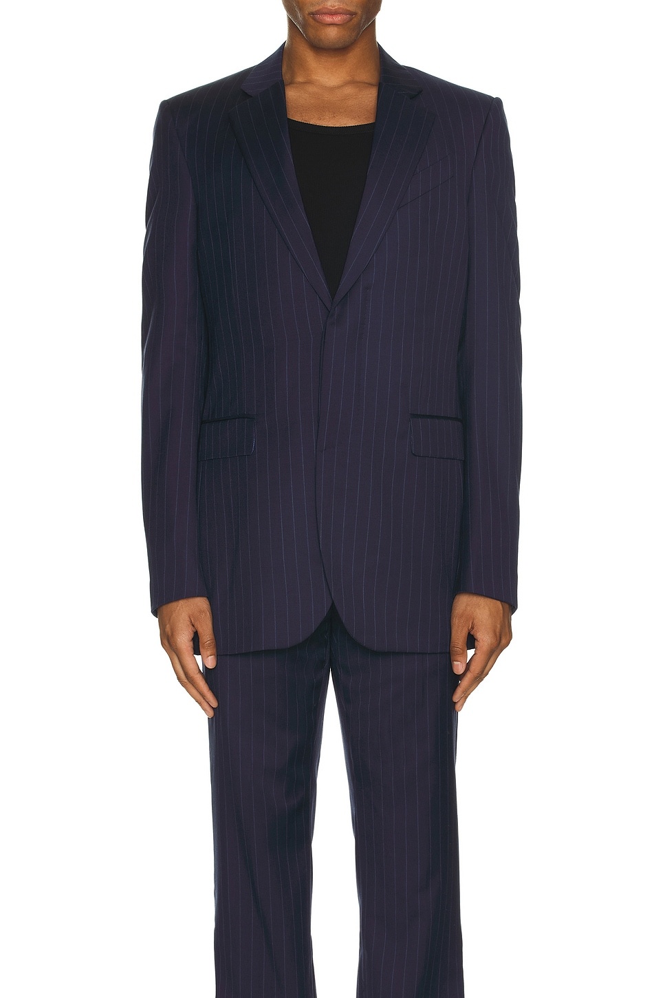 Fitted Notch Blazer Jacket - 4