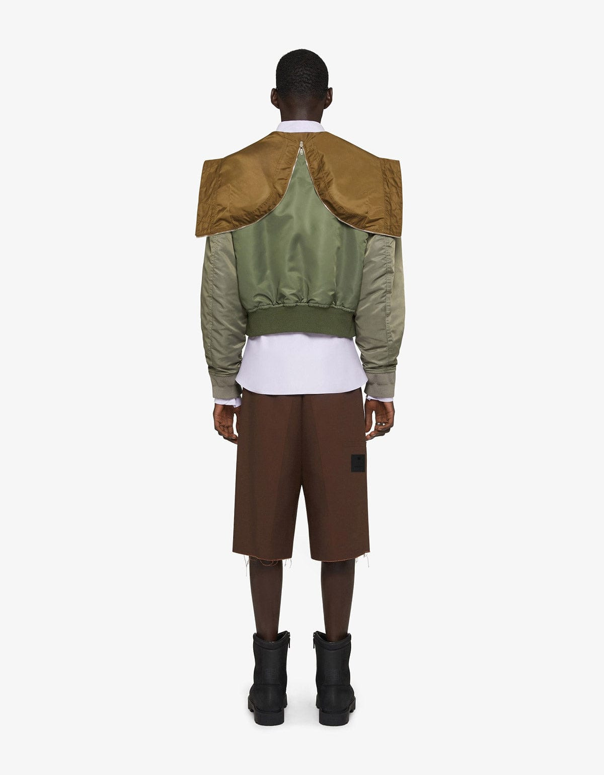 Givenchy Green Hooded Bomber Jacket - 7