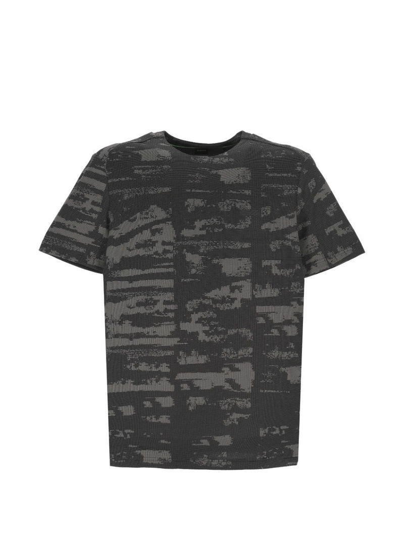 abstract-print T-shirt 1