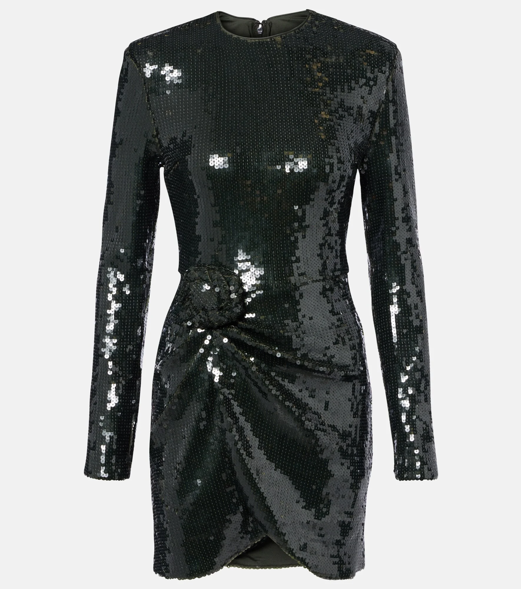 Gathered sequined minidress - 1