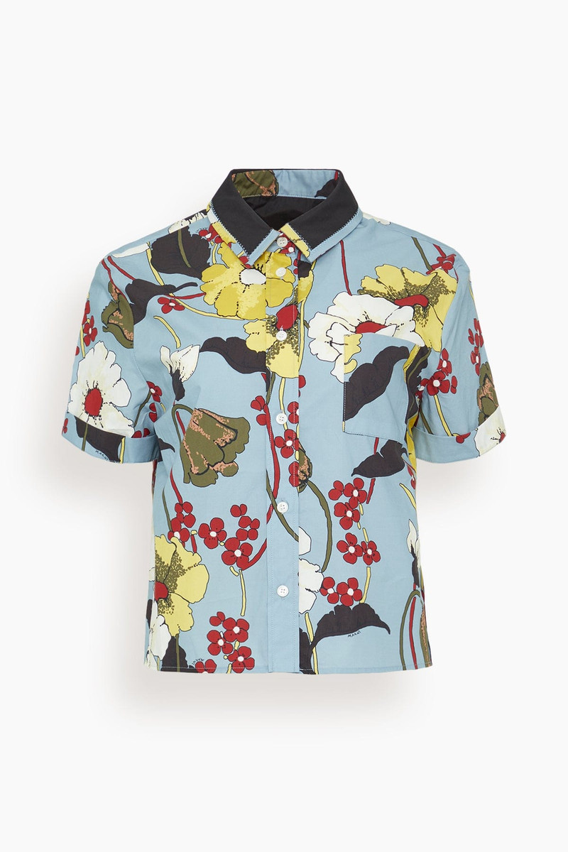 Short Sleeve Shirt in Sky 1