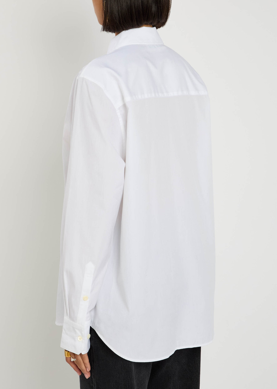Anine Bing Essie Cotton-poplin Shirt - 3