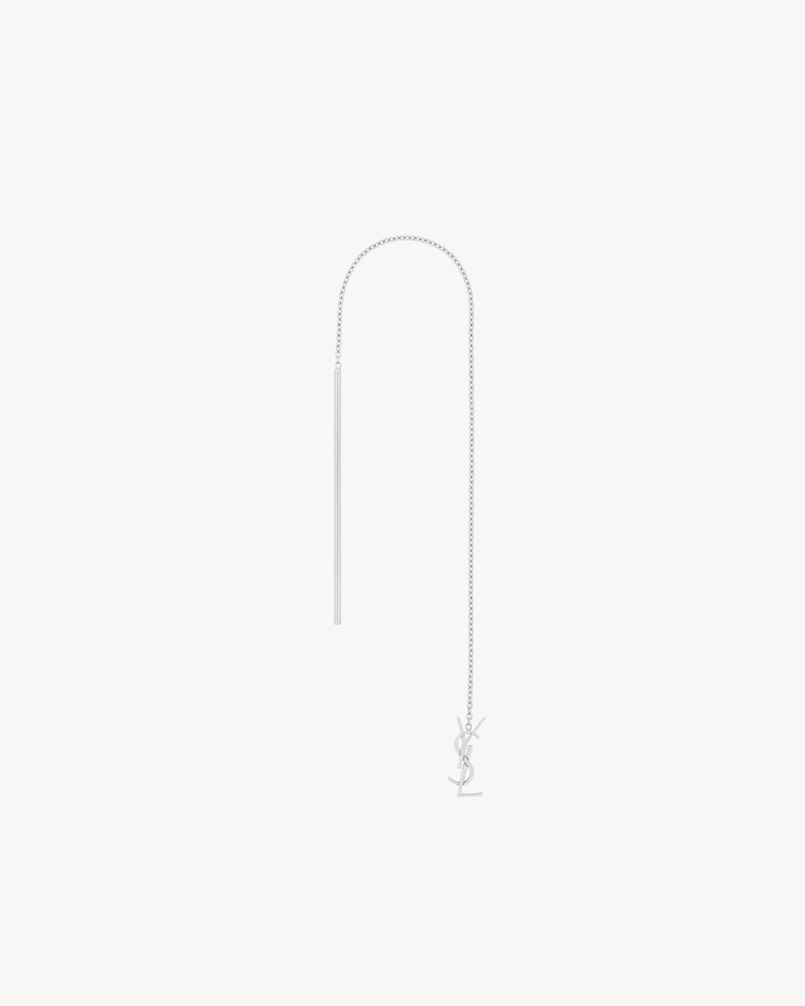 CASSANDRE DROP EARRING IN 18K GREY GOLD - 2