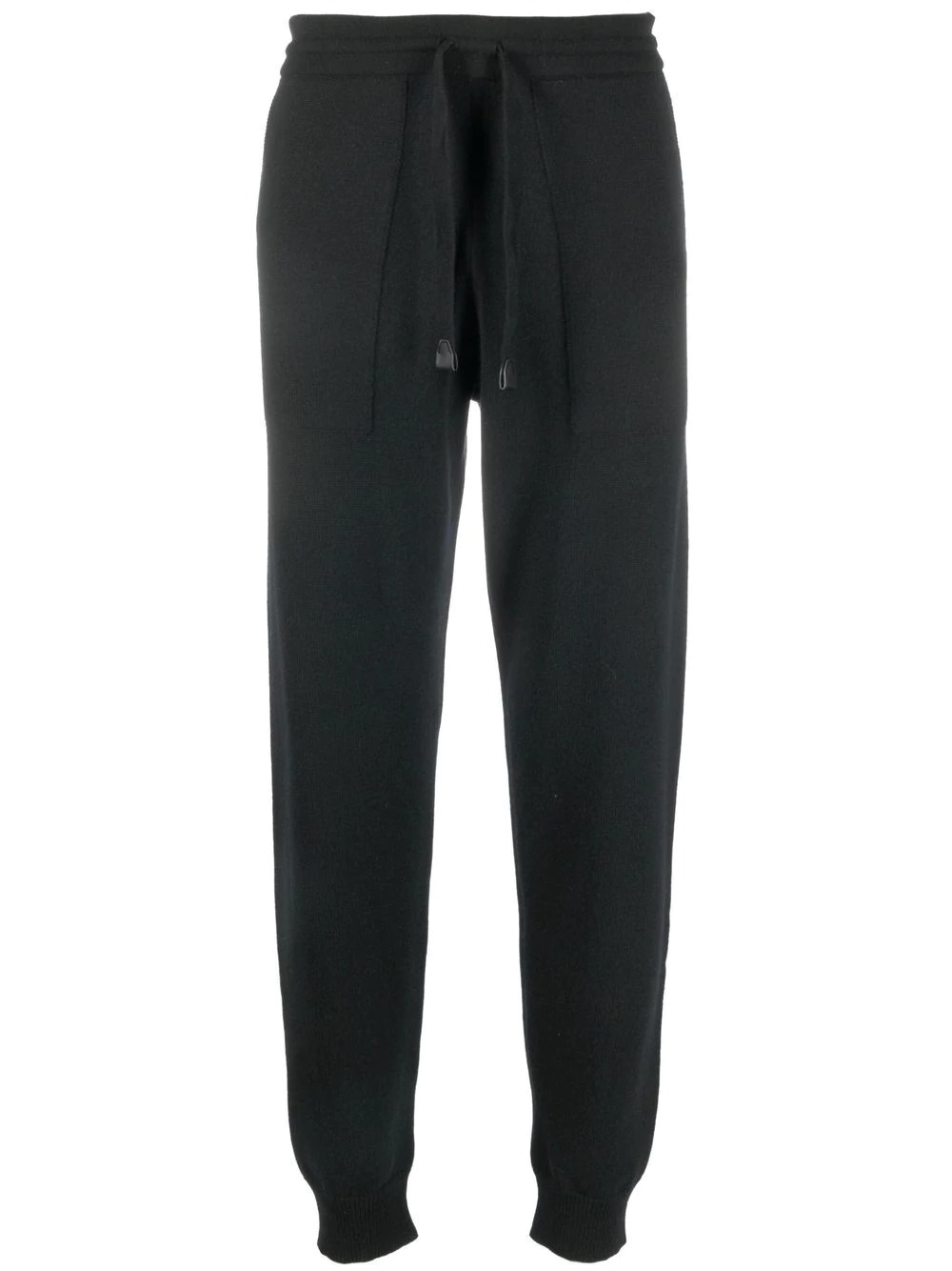 drawstring cashmere tracksuit bottoms - 1