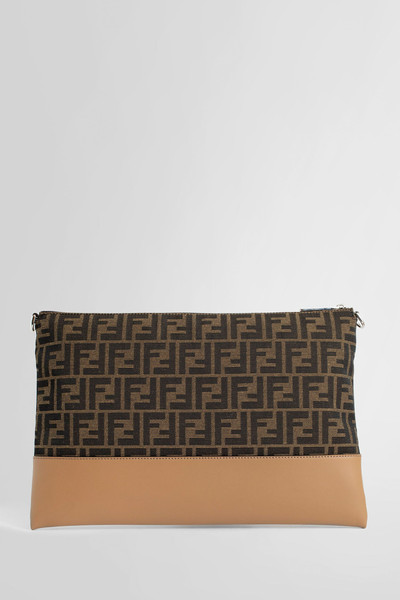 FENDI FENDI MAN BROWN CLUTCHES & POUCHES outlook