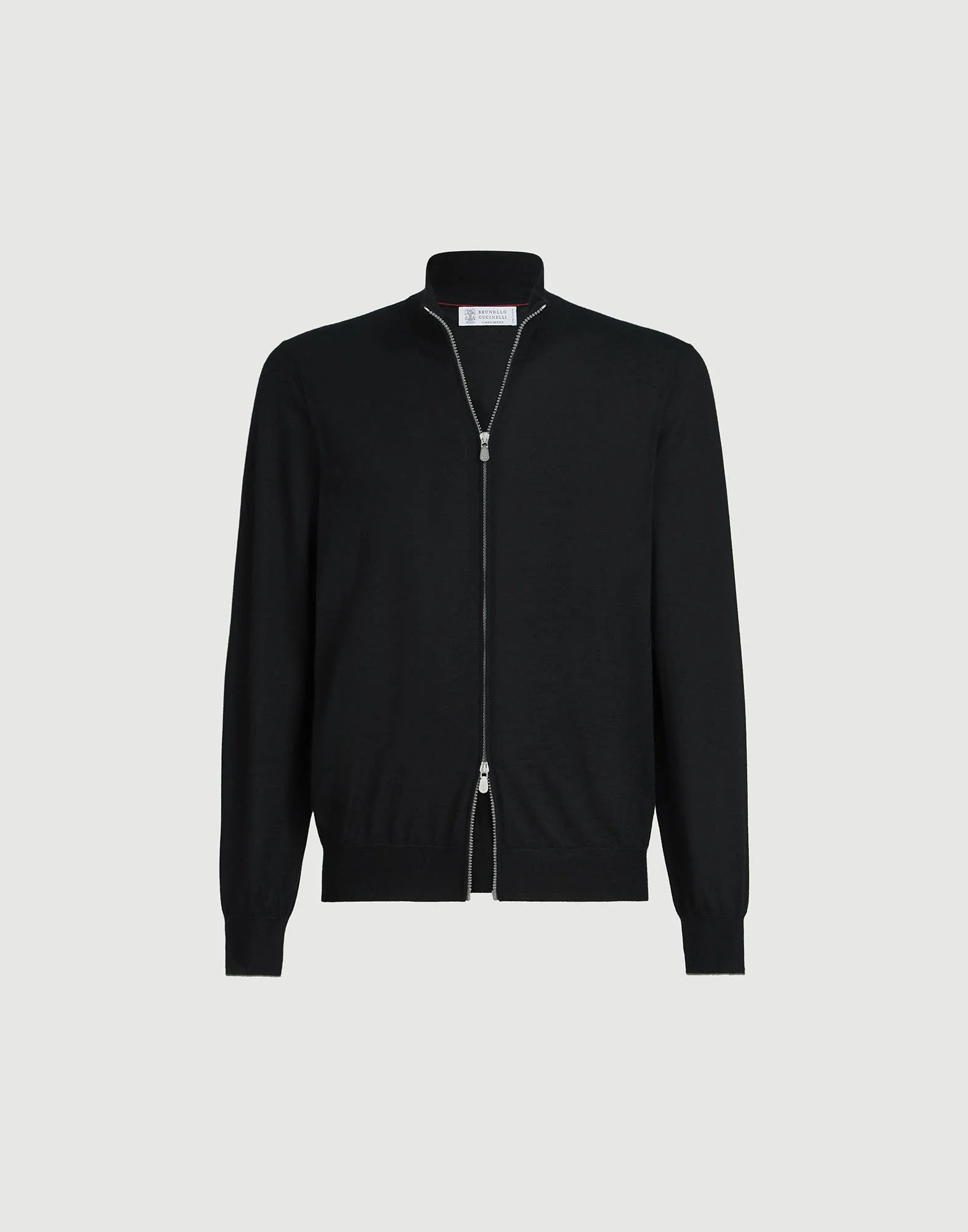 Cashmere and silk lightweight cardigan with zipper - 1
