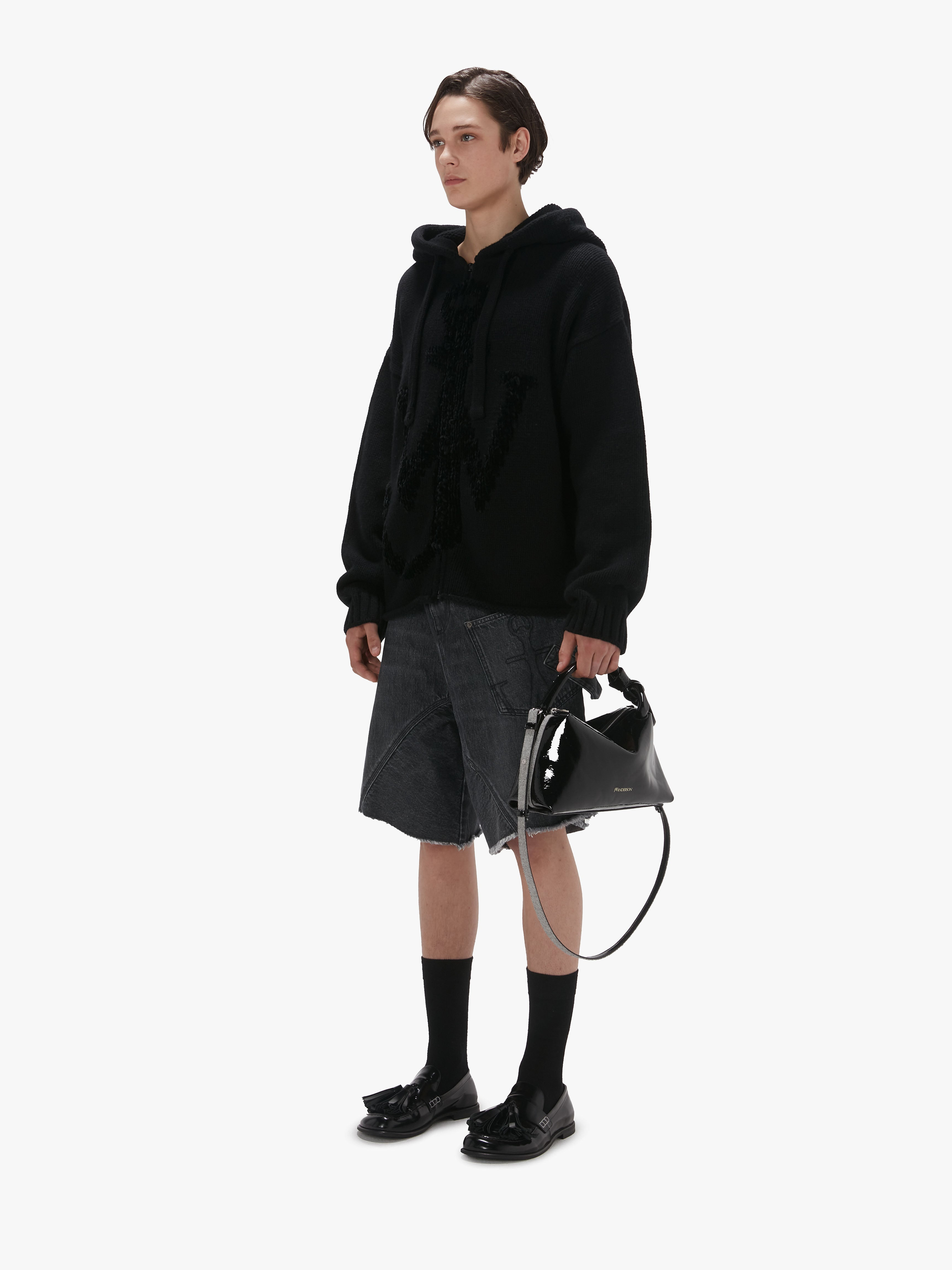 ANCHOR LOGO HOODIE WITH ZIP - 4