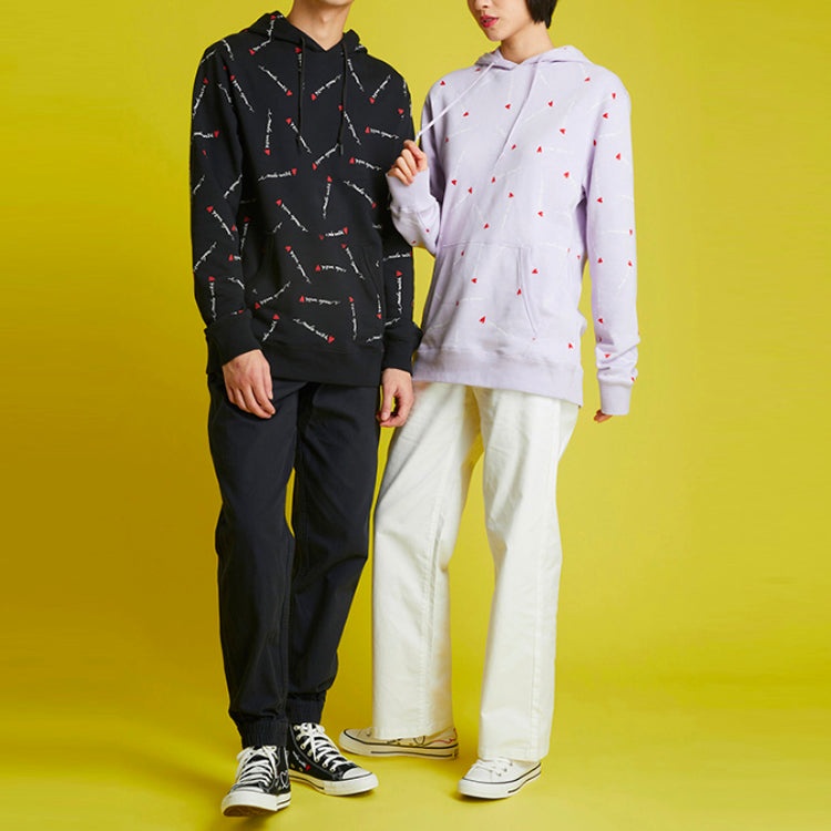 (WMNS) Converse V Day Hoodie 'Purple' 10022411-A02 - 3