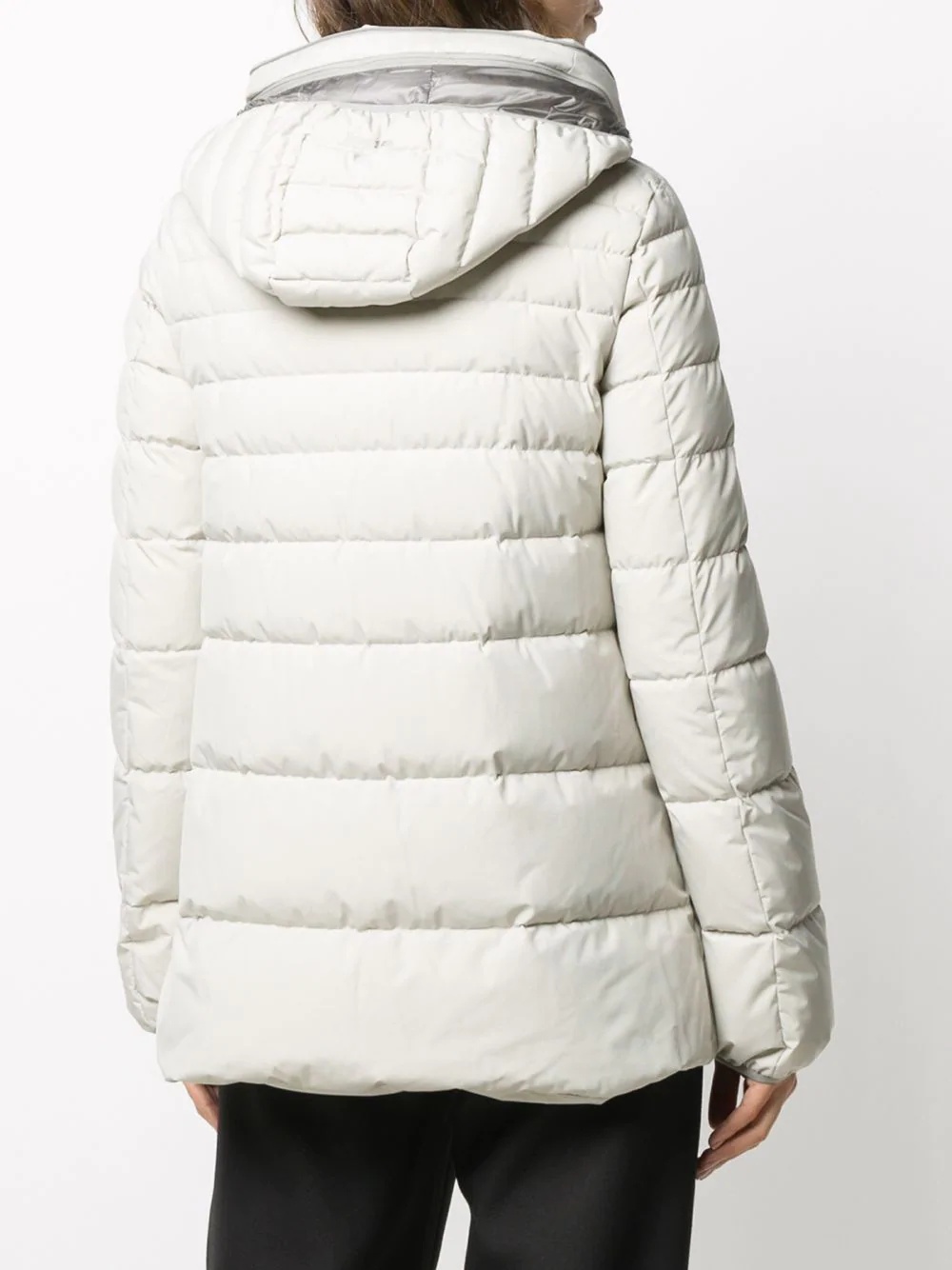 detachable-hood padded jacket - 4