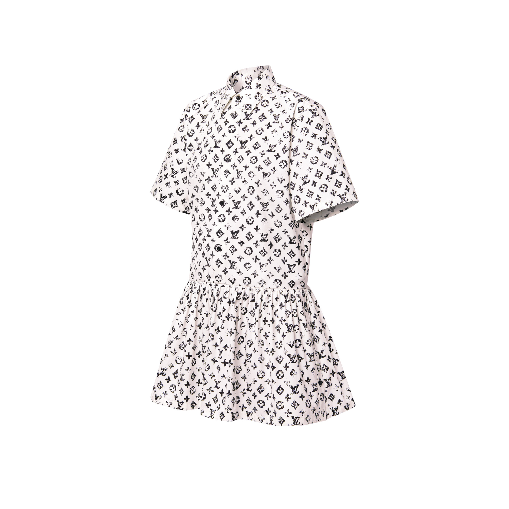 Graphic Monogram Shirt Dress - 2