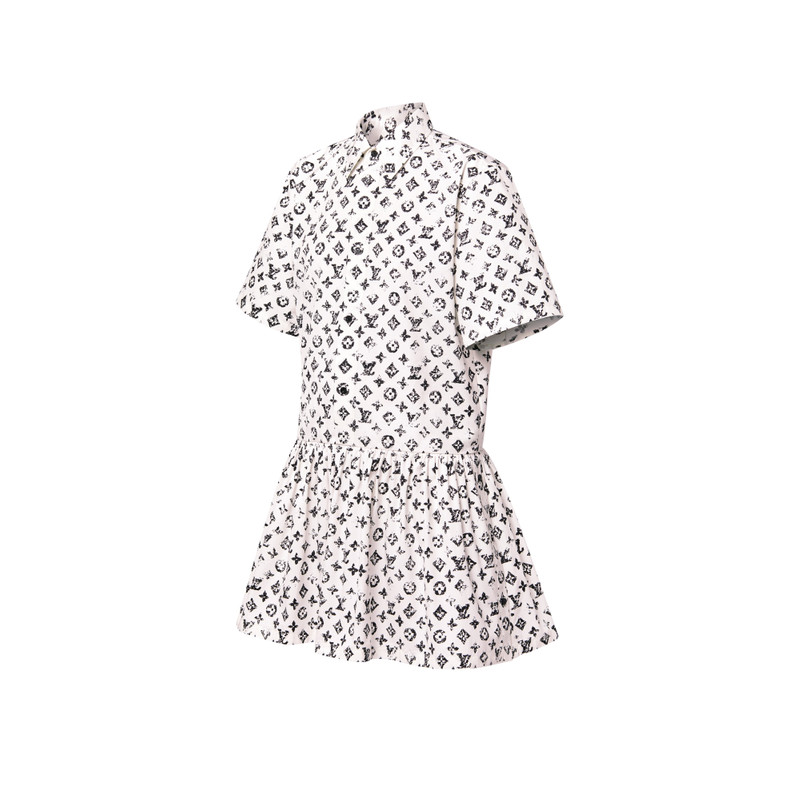Louis Vuitton Graphic Monogram Shirt Dress outlook