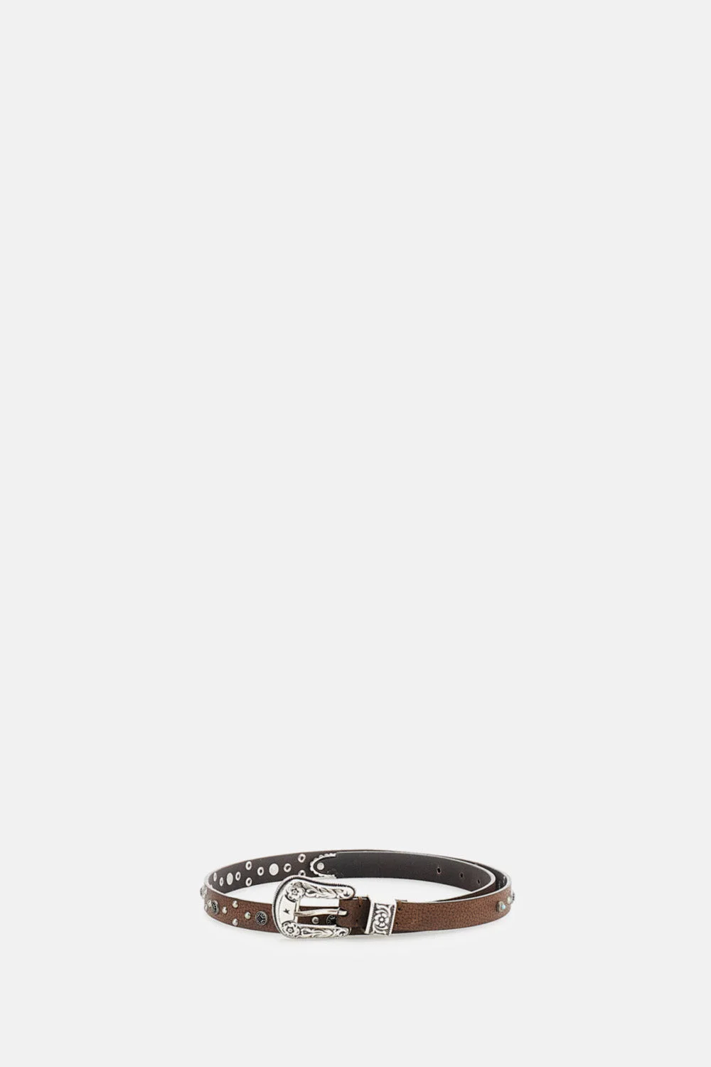 LEATHER BELT WITH STUDS - 1