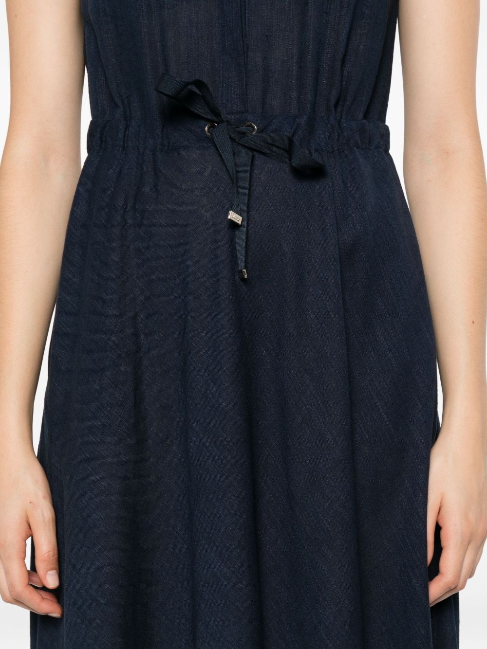 drawstring shirtdress - 5