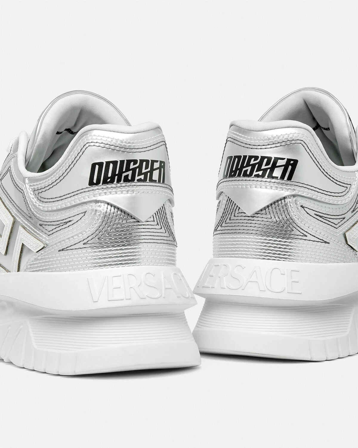 Metallic Greca Odissea Sneakers - 6