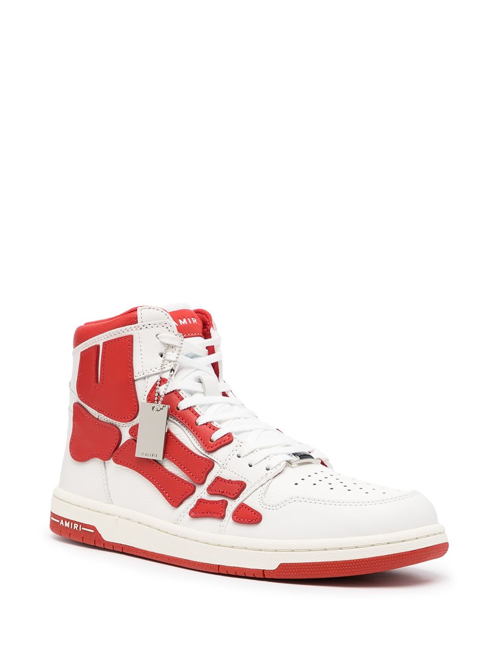 colour-block high-top sneakers - 2