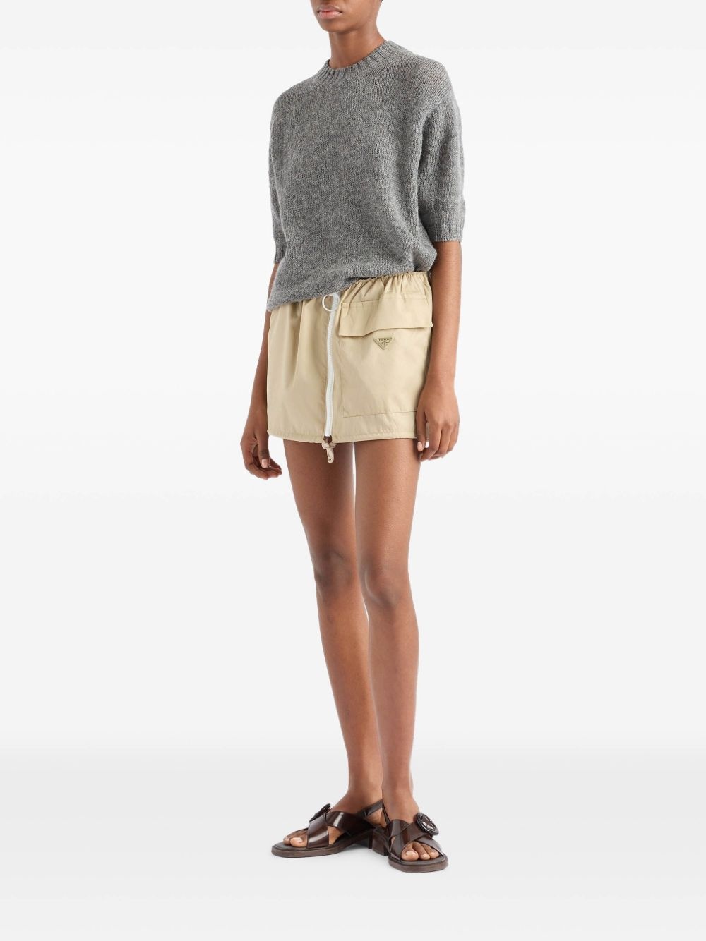Re-Nylon mini skirt - 2